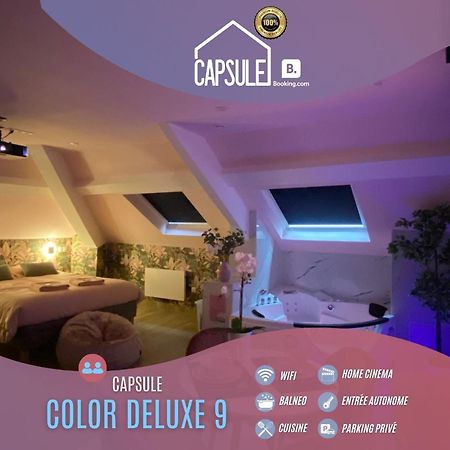Capsule Color Deluxe Balneo I Ecran Home Cinema I Console De Jeux Trith-Saint-Leger 외부 사진