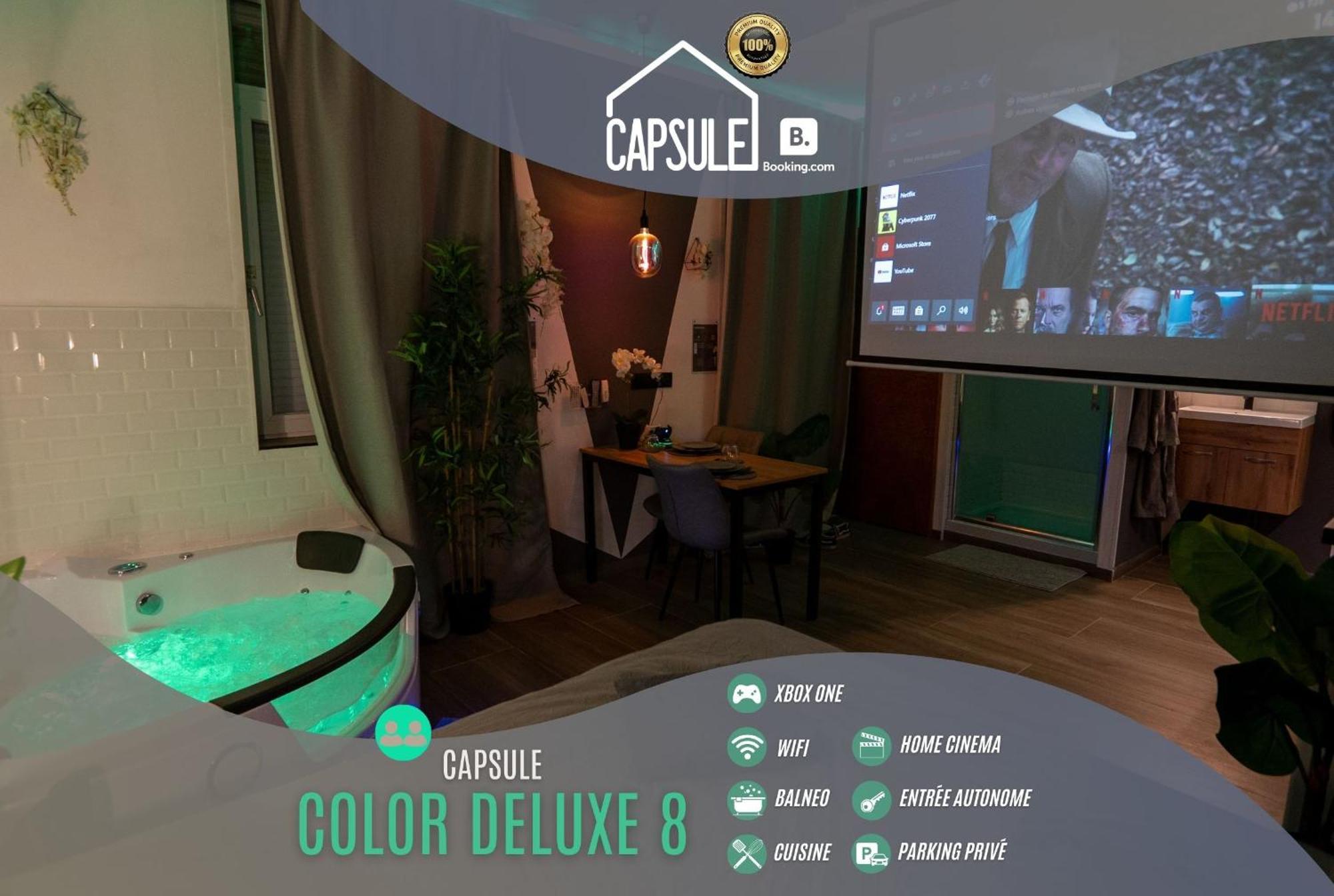Capsule Color Deluxe Balneo I Ecran Home Cinema I Console De Jeux Trith-Saint-Leger 외부 사진